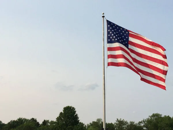 Bandeira americana grande — Fotografia de Stock