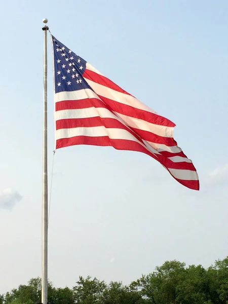 Bandeira americana grande — Fotografia de Stock