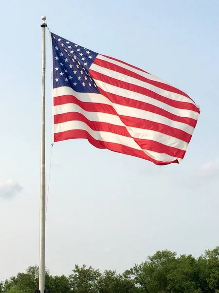 Bandeira americana grande — Fotografia de Stock