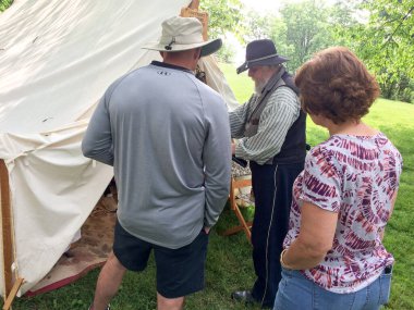 Amerikan İç Savaşı canlandırma sahnesi