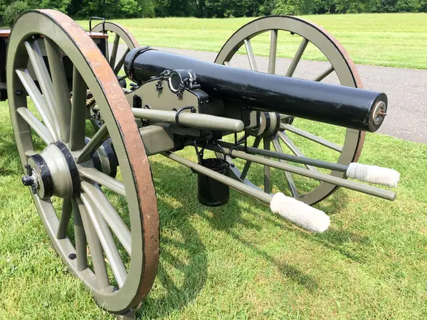 アメリカの内戦再現シーン火災 — ストック写真