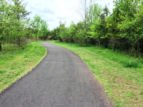 Mooi pad voor wandelpad in park — Stockfoto