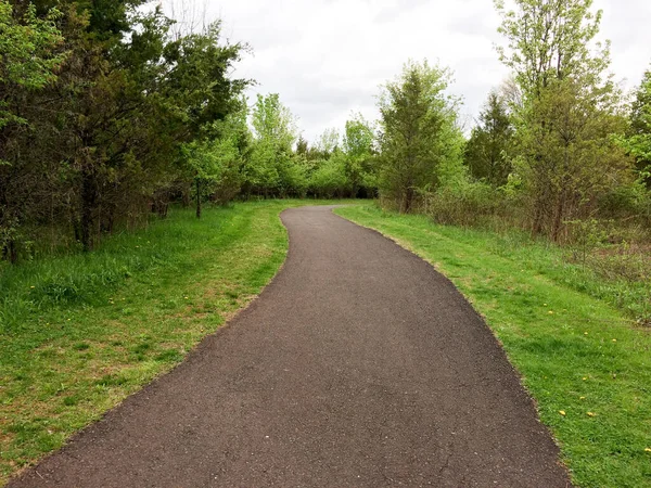Mooi pad voor wandelpad in park — Stockfoto