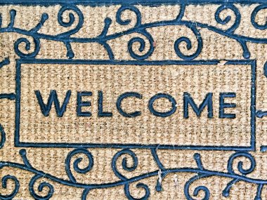 Hoş geldin saman paspası