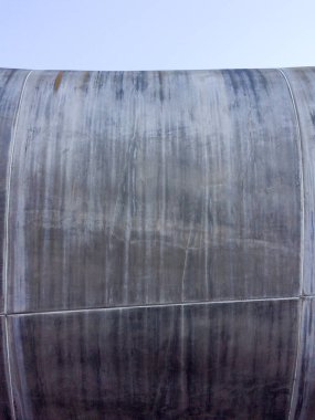 Mavi gökyüzü ile modern beton mimari soyut arkaplan