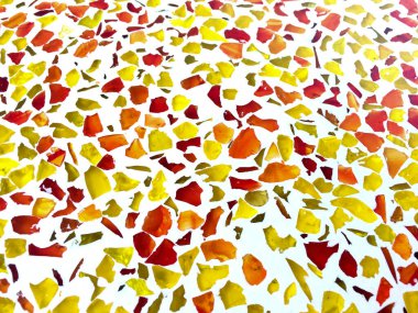 modern renkli kırmızı turuncu kırık cam arka plan deseni