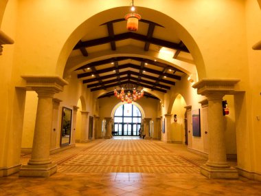 Konferans merkezi balo salonları için lüks otel lobisi