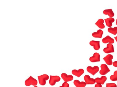Heart, Aşkın Sembolü ve Sevgililer Günü. Düz Kırmızı Simge Beyaz Arkaplanda İzole Edildi.