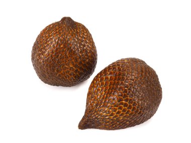 Yılan meyvesi, salak, beyaz arkaplanda izole.