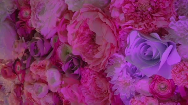 Decoratie van grote kunstbloemen — Stockvideo © mishelvermishel ... Decoratie van grote kunstbloemen — Stockvideo © mishelvermishel ...