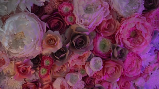Decoratie van grote kunstbloemen — Stockvideo © mishelvermishel ... Decoratie van grote kunstbloemen — Stockvideo © mishelvermishel ...