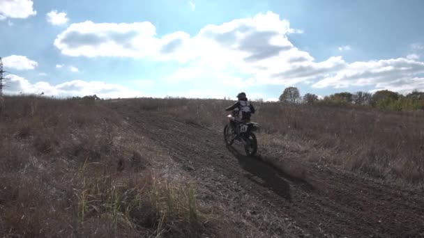 Rivaliteit van twee Racers — Stockvideo