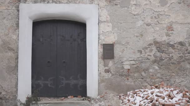 Puerta en el Castillo — Vídeos de Stock