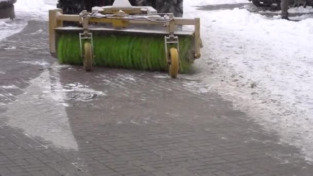 Véhicule de déneigement Déneigement — Video