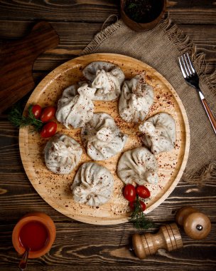 Biberli Gürcü Khinkali.