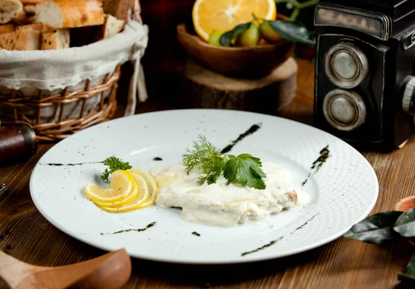 Süße Eier Frühstück auf dem Tisch — Stockfoto