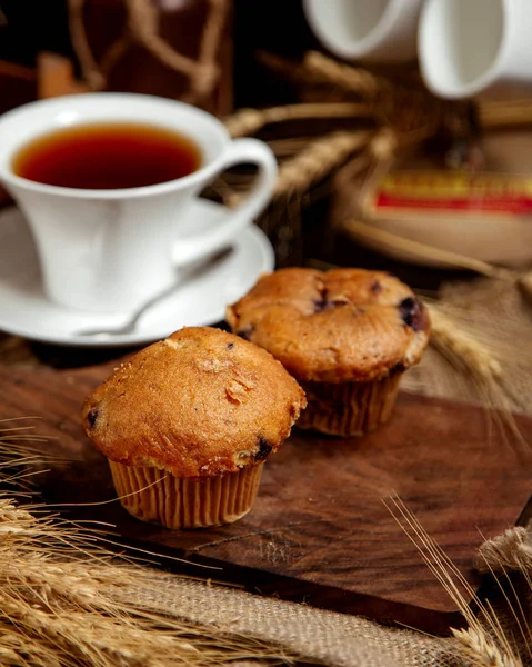 Cup Coffee Chocolate Cookies — Stock Photo, Image