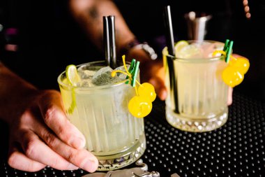 buz ve limon içecek