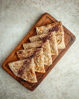 üstte sumakh ile dörtgen seti