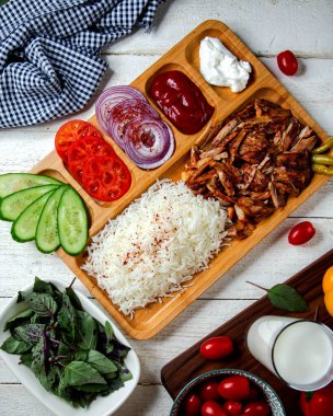 Çeşitli içerikli porsiyon donörü