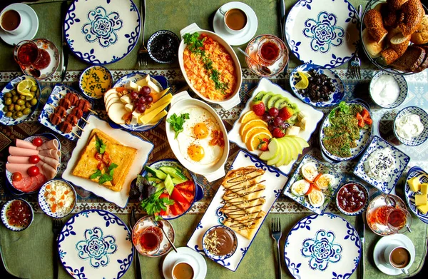 Breakfast Set Table — Stock Photo, Image