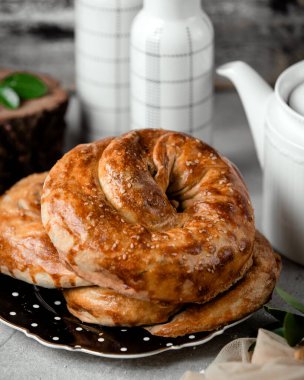 Masada nefis bir pasta var.