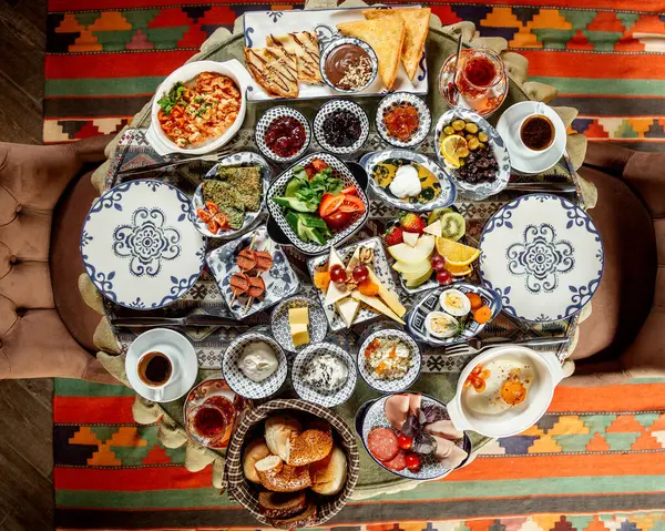 Breakfast Set Table — Stock Photo, Image