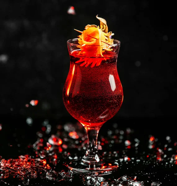 Red Sangria Table — Stock Photo, Image