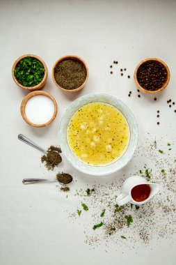 Sıcak dushbere masada.