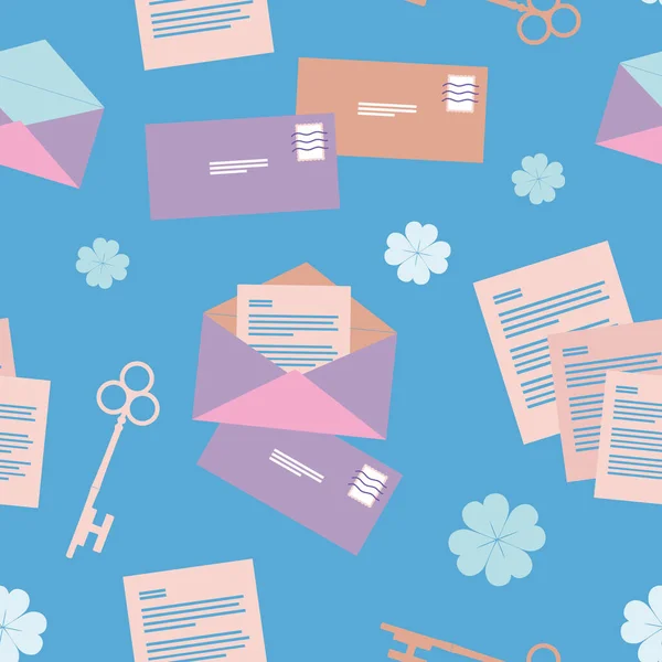 Şanslı Semboller Koleksiyon Arkaplan Kusursuz Desen Numara 5