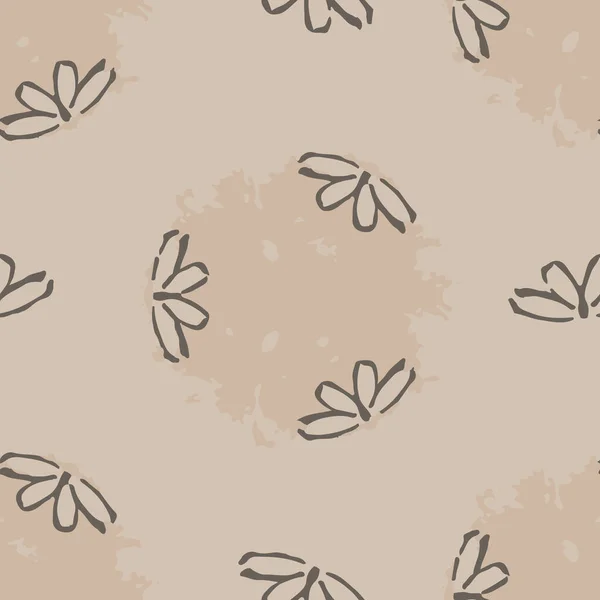 Geometrik Doğa Koleksiyonu İllüstrasyon Kusursuz Desenli Arkaplan 07