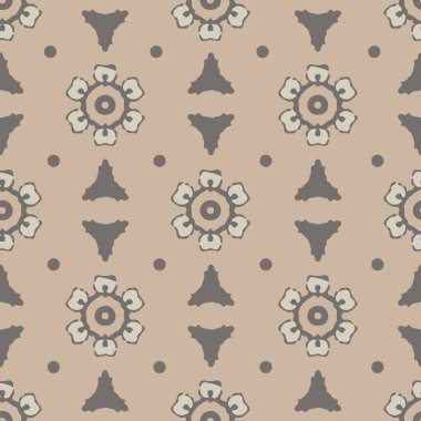 Geometrik Doğa Koleksiyonu Çizimi Kusursuz Desenli Arkaplan 06