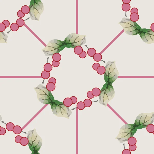 Kirazlar Galore Koleksiyon Çizimi Kusursuz Desen Arkaplan 02