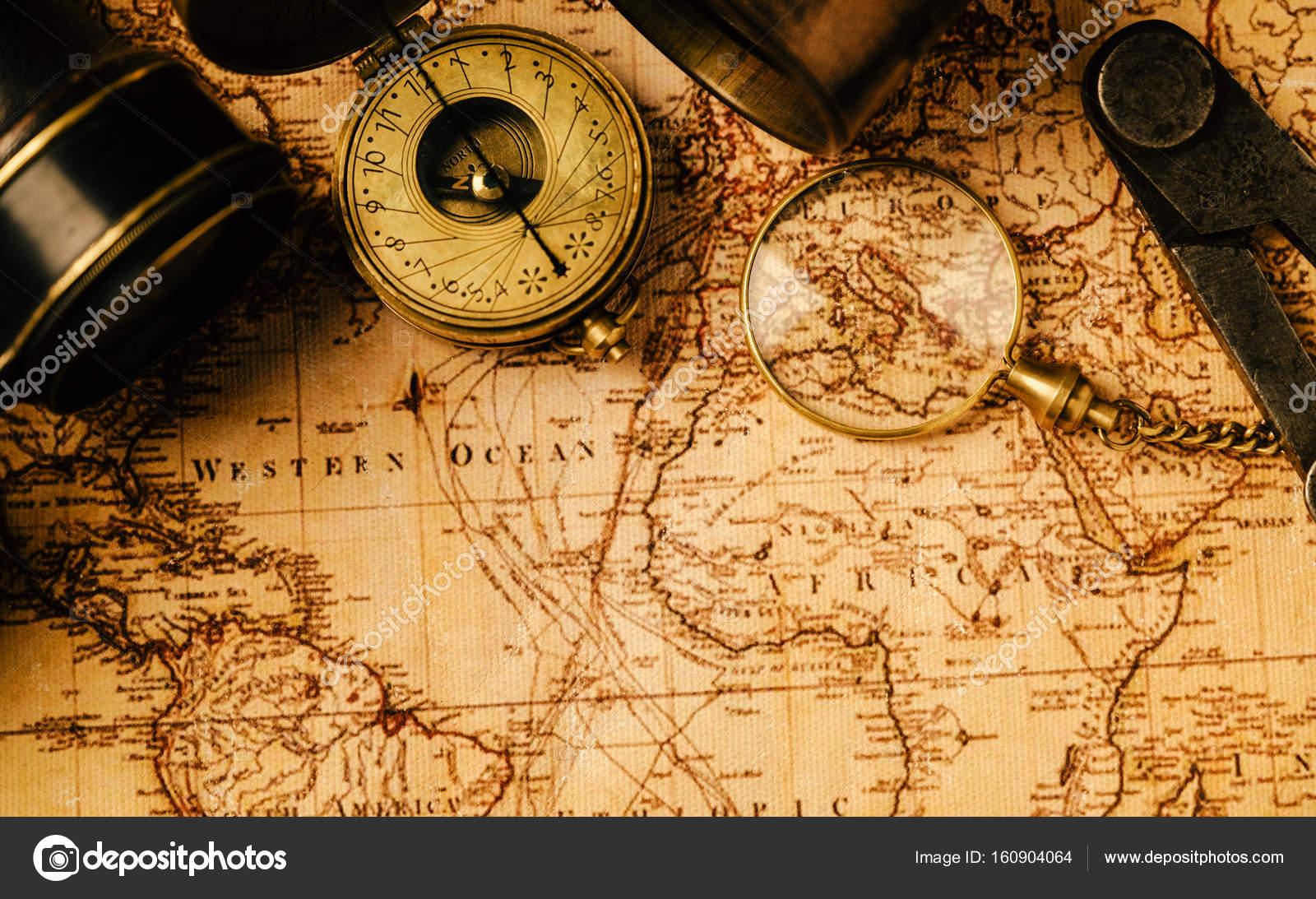 Travel geography navigation concept background. — Stock Photo