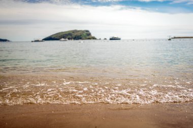 Eski Budva Kasabası Denizi Karadağ yaz tatili gezisine çıktı