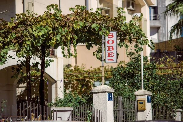 Calle Ciudad Vieja Budva Montenegro Viaje Viaje Recreación Verano Primavera — Foto de Stock