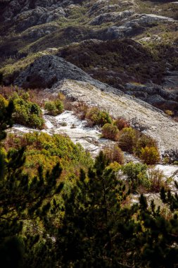 Lovcen Cetinje Karadağ tatil gezisi İlkbahar doğa köyü tepeleri