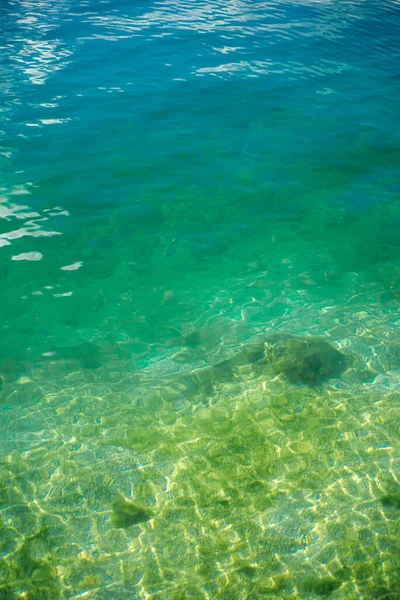 Agua Mar Dobrota Montenegro Viaje Viaje Verano Primavera Naturaleza Viaje —  Fotos de Stock