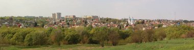 Şehir Kursk, panorama, ufuk, kenar mahalleler