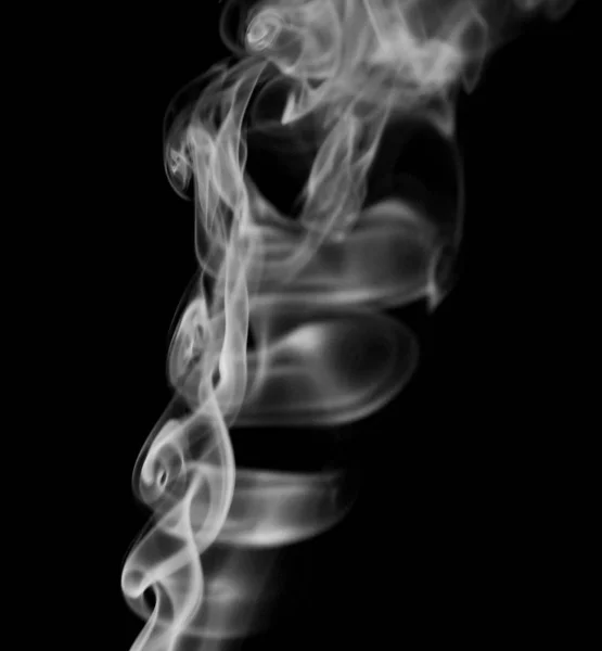 Colored Smoke White Background Abstract Smoke Swirls — Stock Photo, Image