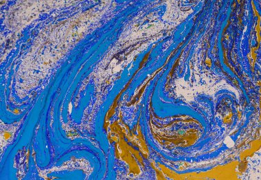 akan ile arka plan mavi ve Mor boya