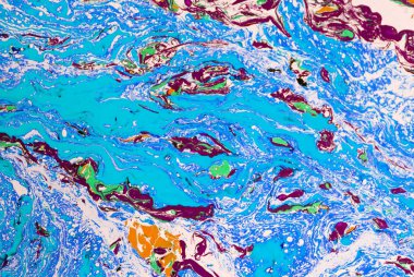 Karışık renkler soyut rasgele desenlerini. Tonda