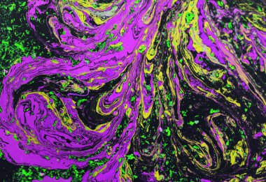 Mermer soyut akrilik zemin. Doğa yeşili mermer sanat eseri dokusu. Altın parıltı.