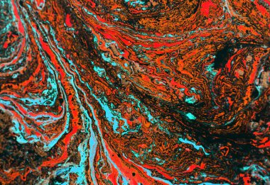 Mermer yeşil ve altın soyut arka plan. Sıvı mermer desen