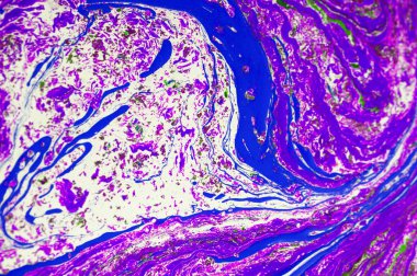 Mermer mavi ve yeşil arka plan. Sıvı mermer desen.
