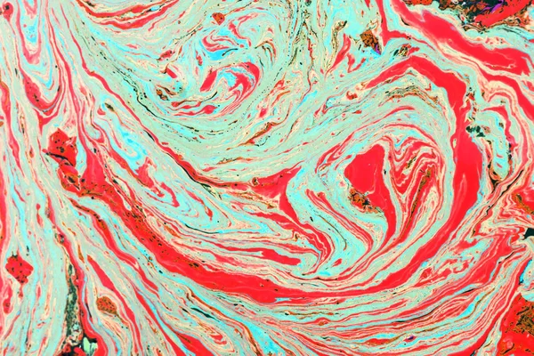 Närbild Abstrakt Färgblandning Akryl — Stockfoto