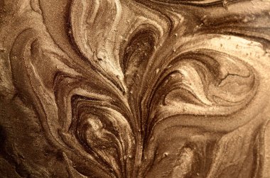 Mermer soyut akrilik zemin. Doğa mavi ve yeşil mermer çizim dokusu. Altın parıltı.