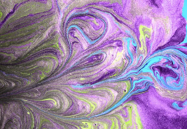 Мармуровий Абстрактний Акриловий Фон Природа Синьо Зеленого Мармуру Текстури Мистецтва — стокове фото