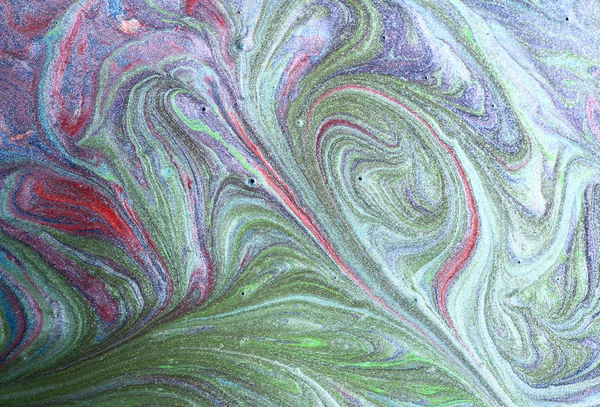 Psychedelic Fraktal Kolor Kształt Ołówek Streszczenie Stylizacja Tekstura — Zdjęcie stockowe