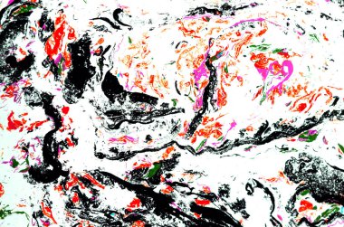 Mermer soyut akrilik zemin. Mermer çizim dokusu. Dalgalanma şablonu. Altın tozu.